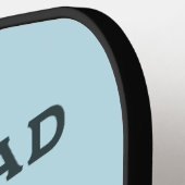 このパパはロバおもしろいー・ファーザーズ・デーを蹴る ピックルボールラケット (左詳細)