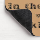 このパパは土のバイクのモトクロスのマウスパッドで遊びます マウスパッド (コーナー)