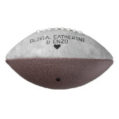 このパパは子供の名前の父の日グレイ アメリカンフットボール (回転270)