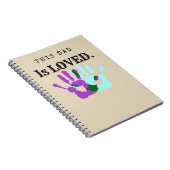 このパパは愛された螺線形ジャーナルパパのギフトです ノートブック (右側)
