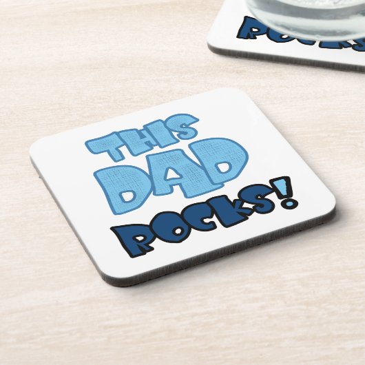 このパパは贈り物を積み上げる コースター (左側)