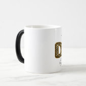 このパパロックスヒョウ印刷シックな父親の日 モーフィングマグカップ (正面左)