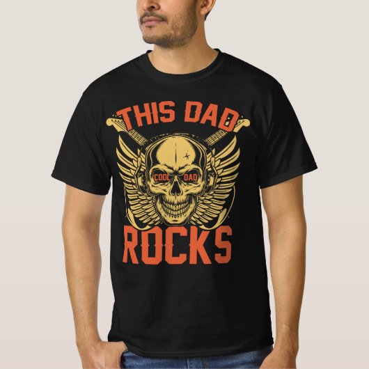 このパパロック🎸🔥 Tシャツ (正面)