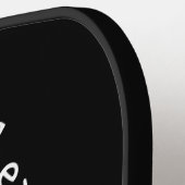 このパーソナライズされた先生はピックボールが大好き ピックルボールラケット (左詳細)