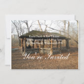 このパーソナライズされた美しい素朴招待状 招待状 (正面)