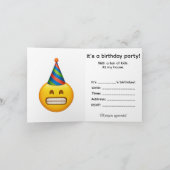 このパーティーできますお子様の誕生日パーティー 招待状 (内部)