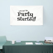 このパーティーの開始 横断幕 (トレードショー)