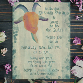 このパーティーはヤギになる 招待状