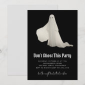 このパーティーを幽霊扱いしないで ハロウィン招待状 シーズンカード (正面/裏面)