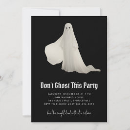 このパーティーを幽霊扱いしないで ハロウィン招待状 シーズンカード