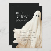 このパーティーを幽霊扱いしないで ハロウィン招待状 招待状 (正面/裏面)