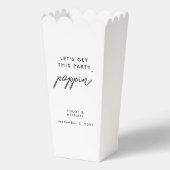 このパーティーポッピン結婚ズ・ポップコーン フェイバーボックス (裏面)