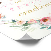 このパーティー割りクラッカー誕生日 ポスター (角)