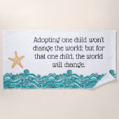 このヒトデにとって重要だ ビーチタオル (正面)