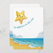 このヒトデの話は大事だ。 (正面/裏面)