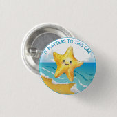 このヒトデの話は重要だ。 缶バッジ (正面&裏面)