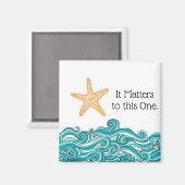 このヒトデは大事だ マグネット (正面/裏面)