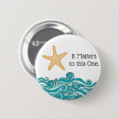 このヒトデは大事だ 缶バッジ (正面&裏面)