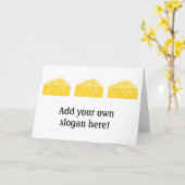 このビッカスタマイズグ・チーズのグラフィック カード (黄色い花)