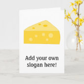 このビッカスタマイズグ・チーズのグラフィック カード (黄色い花)