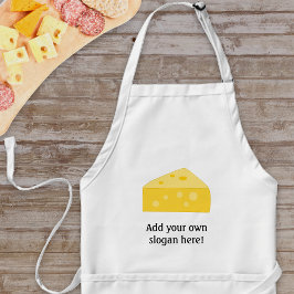 このビッカスタマイズグ・チーズのグラフィック スタンダードエプロン