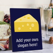 このビッカスタマイズグ・チーズのグラフィック フォトプラーク