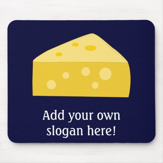 このビッカスタマイズグ・チーズのグラフィック マウスパッド (正面)