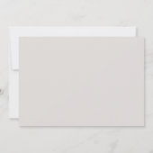 このビーチで日付を保存 招待状 (裏面)