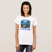このビーチは鳥のものだ Tシャツ (正面フル)