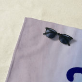 このビーチ背景ビーチタオルに名前を追加 ビーチタオル (インサイチュ)