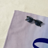 このビーチ背景ビーチタオルに名前を追加 ビーチタオル (インサイチュ)