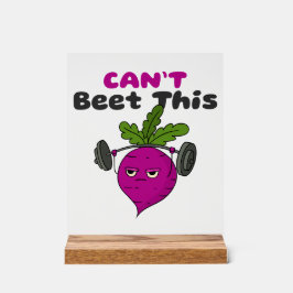 このビーツデスクおもしろいの看板を見ることができない アクリルサイン