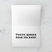 このビートをスマイリーGet Well Card カード (内部)