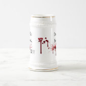 このビールに触れ、死んで下さい ビールジョッキ (中央)
