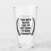 このビールはビール好おもしろいき タンブラーグラス (裏面)