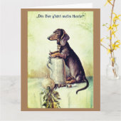 このビールは私の主人のものだ！ カード (黄色い花)