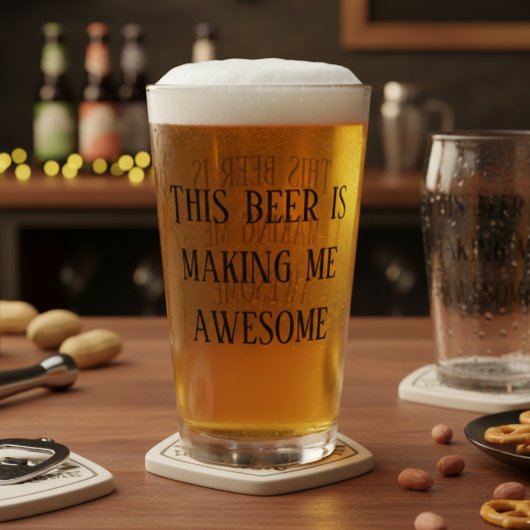 このビールは私をピント素晴らしにする タンブラーグラス