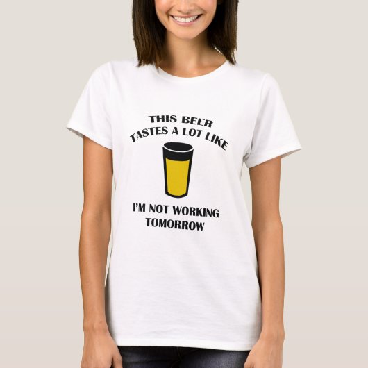 このビールは~によく似ている Tシャツ (正面)