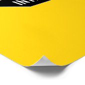 このビールポンのロゴをカスタマイズする ポスター (角)