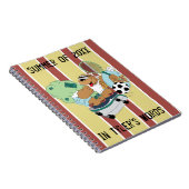 このファンキャンプのクマのノートをカスタマイズしてください ノートブック (右側)