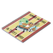 このファンキャンプのクマのノートをカスタマイズしてください ノートブック (左側)