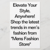 このフライヤーでスタイルを再定義 チラシ (裏面)