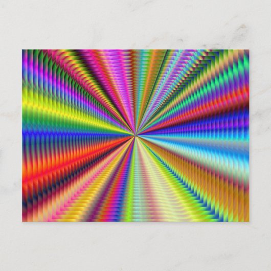 このフラクタルにズームイン ポストカード (正面)