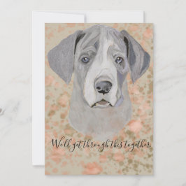 このフラットノートカードを通り抜ける ノートカード