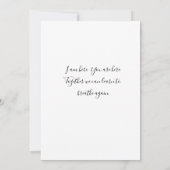 このフラットノートカードを通り抜ける ノートカード (裏面)