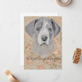 このフラットノートカードを通り抜ける ノートカード