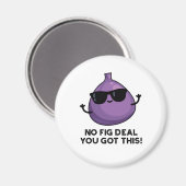 このフルーツパ得ンはイチジクおもしろいの取引なし マグネット (正面/裏面)