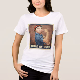 このブタは静かにしない 女の子Tシャツ トライブレンドTシャツ