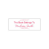 このブックはハート名スクリプトテンプレートに属する セルフインキングスタンプ (デザイン)