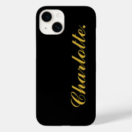 このブラックに自分の名前をデザイン Case-Mate iPhone 14ケース